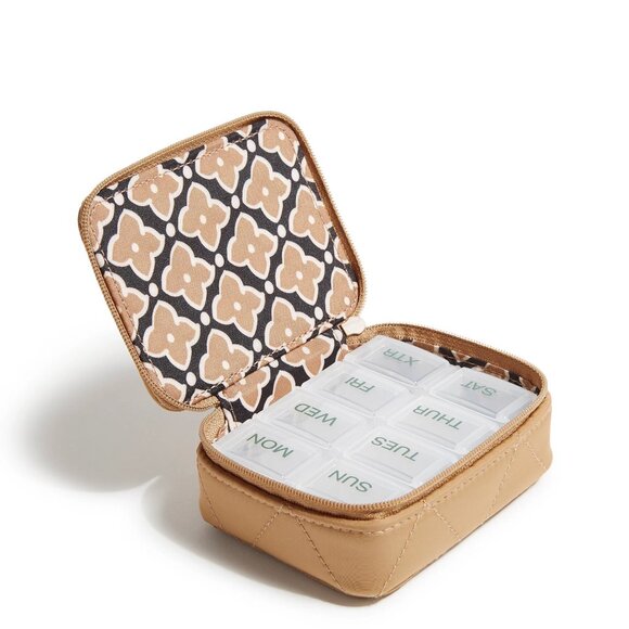 Vera Bradley Tiger Eye Outlet Essential Travel Pill Case/NWT - Picture 2 of 6